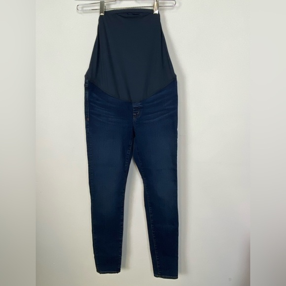 NWT Madewell Maternity Over-the-Belly Skinny Jeans in Hayes Wash size 25 - Picture 11 of 14